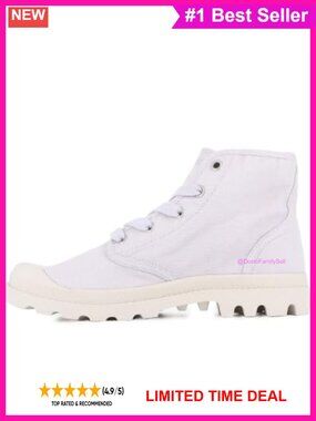 Canvas Combat Ankle Boots High Top Lace-Up Sneaker-Like Vegan